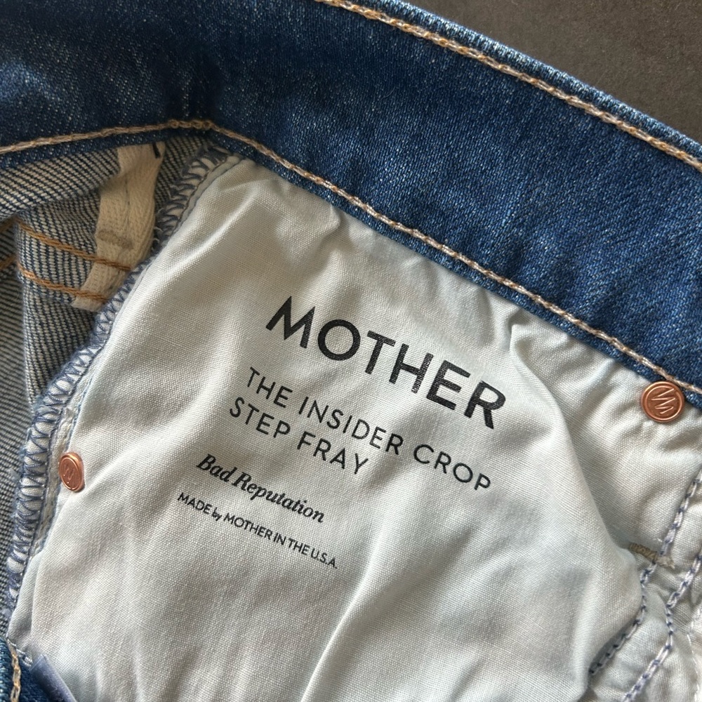 Mother The Insider Crop Step Fray - Picture 9 of 10